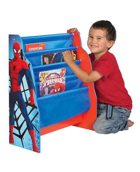 Almost every boy will be happy with a spiderman bedspread and curtains. Spiderman Bedroom Furniture Storage Set