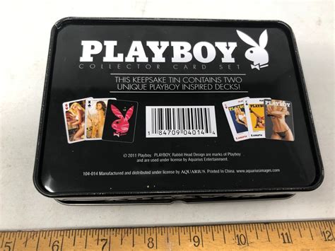 Purchase all of your favorite playing cards here: 2 Decks Playing Cards - Each Card is Different - Playboy