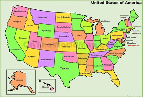Throughout the years, the united states has been a nation of immigrants where people from all over the world came to seek freedom and just a better. Basic Printable Map Of The United States | Printable US Maps