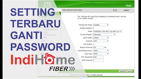 Cyberindo aditama cyber 2 tower, 33rd floor jl. CARA MENGGANTI PASSWORD WIFI INDIHOME - YouTube