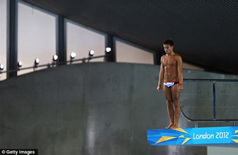 Daley update@tomdaley1994 is knitting during his diving competition! London 2012 Olympics: Tom Daley diving for gold | Daily ...
