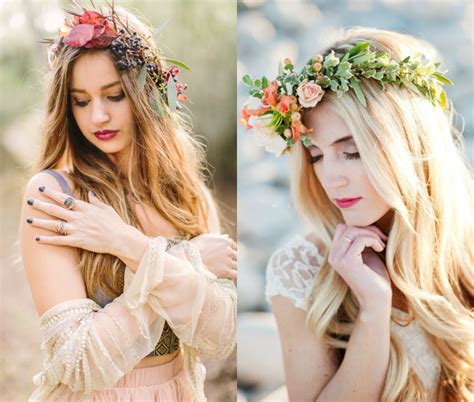 This is quite unique and creative hairstyle. Flower Crown Wedding Hairstyles To Marry This Summer ...