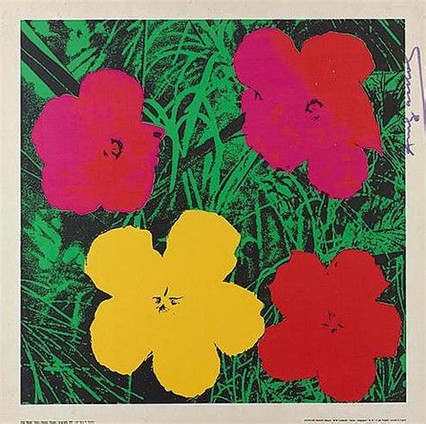 Fourteen years later he donated all his original films to new york's museum of modern art for cataloguing with the whitney museum's andy warhol film project. Flower 1970 by Andy Warhol | Artifacts and Paintings