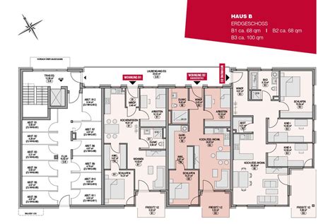 Platz für die ganze familie: Das Erdgeschoss in Haus B im GunitaPark in Günzburg ...