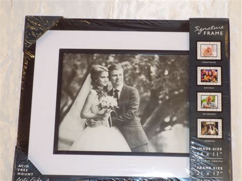 Ships free orders over $39. Signature Picture Frame Weddings Christenings Retirements Birthdays Black Inner by BuyingBritish ...