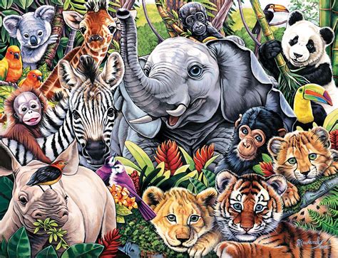 Safari Friends | Cool drawings, Art, Jungle animals