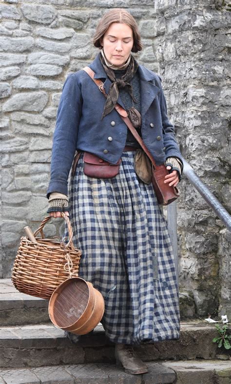 Mary, played by a particularly stoic kate winslet. KATE WINSLET on the Set of Ammonite in Lyme Regis 03/11 ...