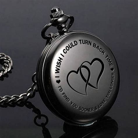 Buy now / view more info 4. True Black Pocket Watch - Perfect Gift for Your Husband ...