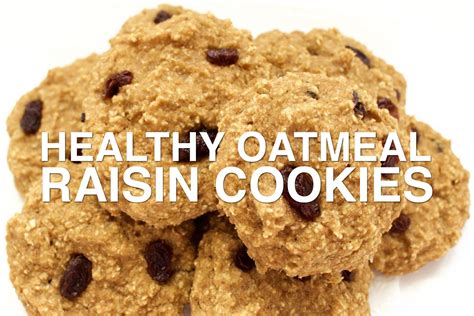 Easy recipes make these sure winners! Oatmeal Raisin Cookies | Oatmeal raisin cookies healthy ...