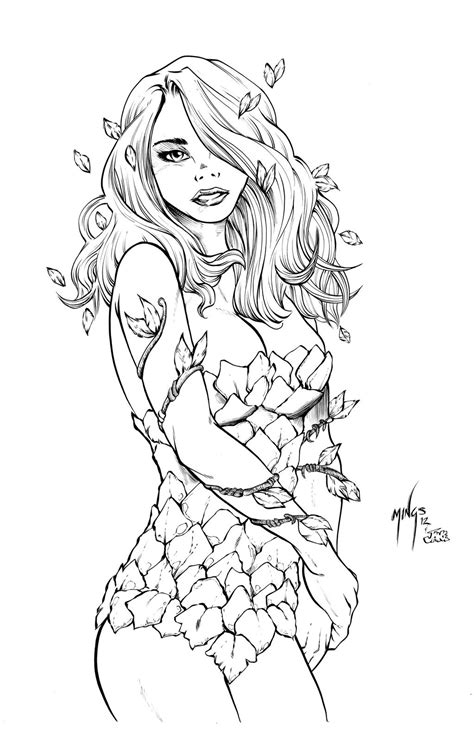 Pornstars adult coloring book and famous pornstars nudity 1. Poison Ivy by Inker-guy on DeviantArt