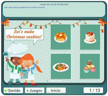 Entra en la cocina de una afamada chef en los juegos de sara's cooking class en juegos.com. Aprende a hacer galletas en este juego de cocinar en Navidad