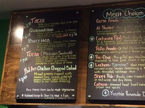 Maybe you would like to learn more about one of these? Menu of Bad Ass Tacos in Thousand Oaks, CA 91362