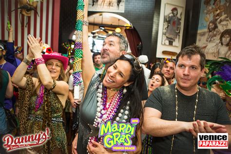 People travel from all over the world just to take part in this unique event. Feb. 23. Venice Beach Mardi Gras Parade on the Venice ...