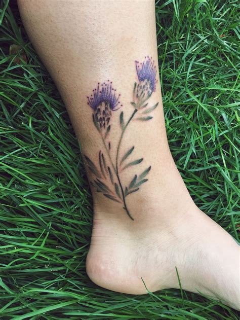 I love this, i'm currently working on a design idea for myself involving thistles, very different to this though. Best 25+ Scottish thistle tattoo ideas on Pinterest ...