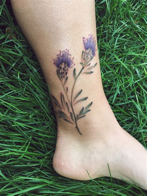 I love this, i'm currently working on a design idea for myself involving thistles, very different to this though. Best 25+ Scottish thistle tattoo ideas on Pinterest ...