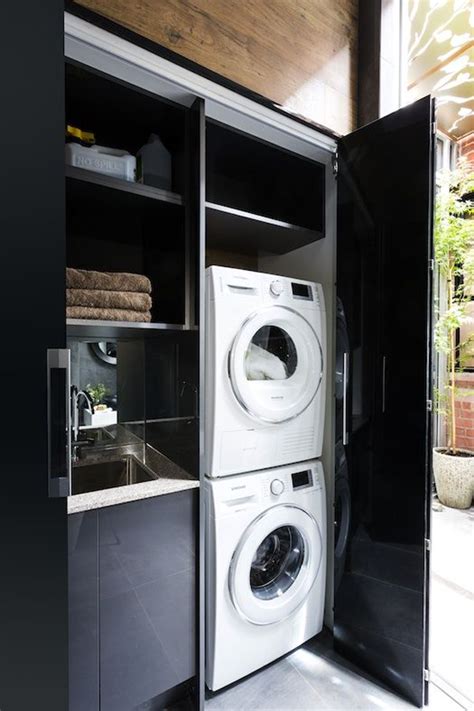 Turn the clothes inside out as this prevents faster fading of the clothes from outside. 35 Smart Ways To Hide Washing Machine In Your Interiors ...