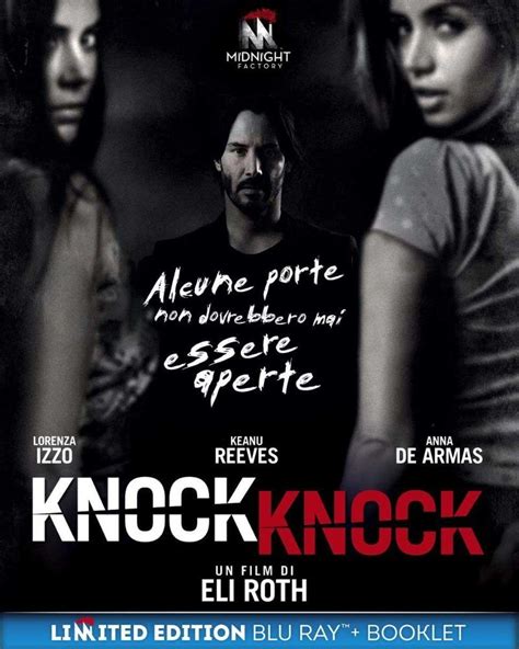 The latest tweets from knock knock movie (@knockknock_2015). Keanu Reeves, Ana de Armas, and Lorenza Izzo in Knock ...