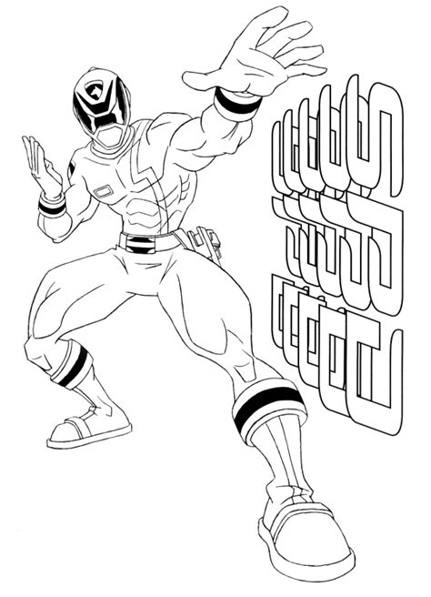 Gambar Mewarnai Q Rangers - Menggambar dan Mewarnai