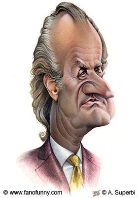 Invitate tutti i vostri amici. Superbi - Juan Carlos | Caricature divertenti, Caricature, Personaggi