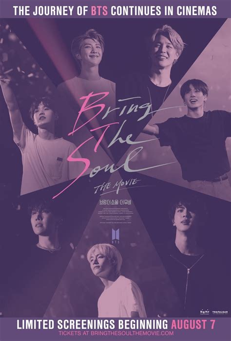 South korean boy band bts appear on a rooftop in paris, telling their own stories of experiencing new cities and performing in front of thousands of fans across the globe; BTS's "Bring The Soul: The Movie" Smashes Cinema Records