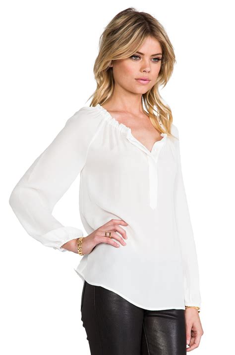 See more of satin blouse on facebook. Lyst - Joie Lilou Matte Silk Blouse in White in White