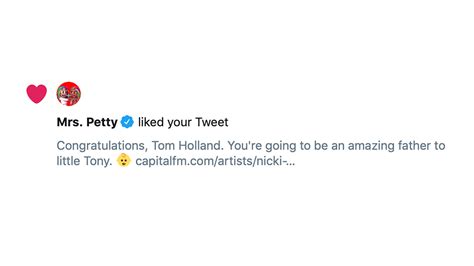 My mom was always talking about how my dad left its about nicki minaj daughter or daughters i dont know have to read the story and she meets à boy thats all i can say and imade ythis story because i. Nicki Minaj Tom Holland / La teoría se viralizó por todo ...