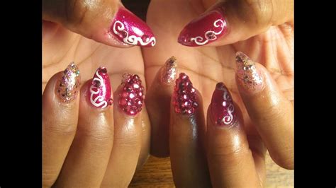 Wraps around the tip on your finger for a comfortable fit that won't fall off. Simple But Yet Elegant Nail Design - YouTube