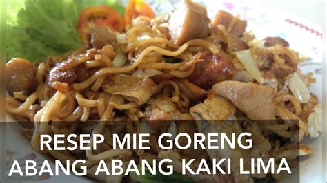 Apa saja bumbu dan resepnya untuk membuat. Cara Membuat Mie Goreng Enak Abang-abang Pinggir Jalan Ala ...