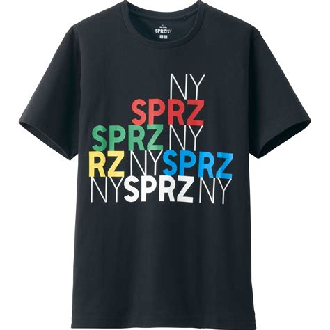 Get your women's fashion essentials by ordering online now. Uniqlo Sprz Ny Graphic Short Sleeve T-shirt (logo) in ...