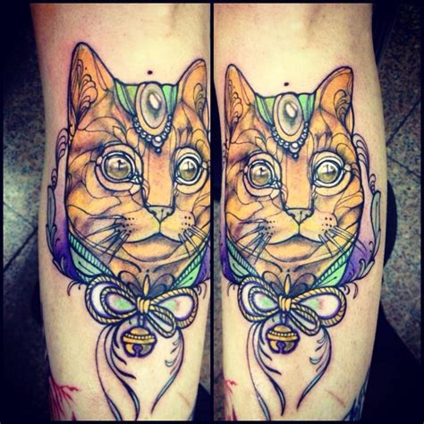 Maybe you would like to learn more about one of these? Cat tattoo by Miss Juliet tattoo, Parma Italy