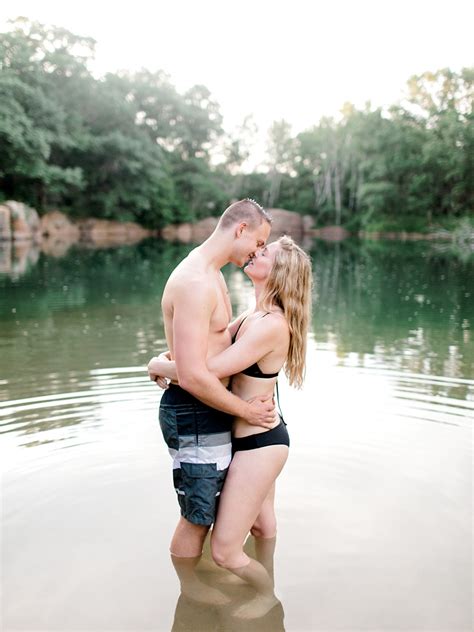 The quarry filled with water between 1930 and 1935, which is when locals began using it as a swimming hole. Nicole + Riley | Quarry Park Nature Preserve Swimming ...