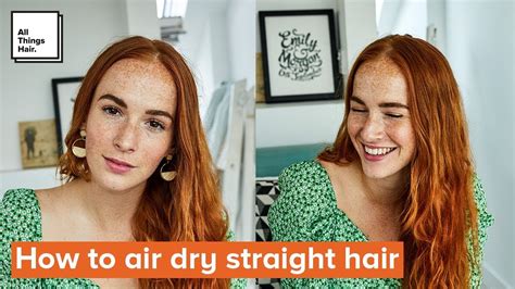 If you have straight hair, you may be used to air drying, but you can still amp up the style. How to Air-Dry Straight Hair | No Heat Hair | Heat Free ...