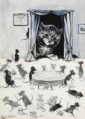 Free delivery for many products! Big and Little | Creepy cat, Louis wain cats, Cat art