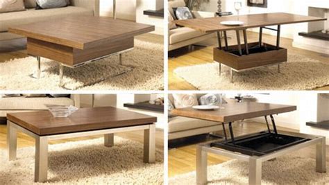 Rather than swapping one for the other, it's possible to convert a coffee table into a dining table by adding taller legs. Amazing space saving coffee tables that convert into a ...