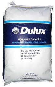 It is used to prime and prepare exterior surfaces, such as concrete, metal. Bột trét tường ICI Dulux Putty 40Kg - Bột trét tường trong ...