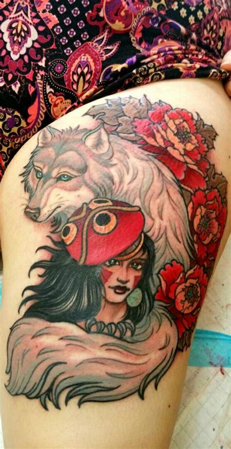 Check spelling or type a new query. Princess Mononoke Tattoo Coloured by AtaliaLight on DeviantArt