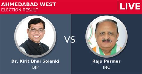 Bjp leading in 51 seats, congress in 5 seats. Ahmedabad West MP (Lok Sabha) Election Results 2019 Live ...