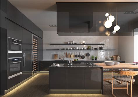 Kitchen concepts in colorado springs, co provides stock and custom designed cabinetry for your kitchen, bath, closet, garage or any other area in your home or business. 36 Stunning Black Kitchens That Tempt You To Go Dark For ...