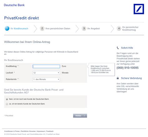 Deutsche bank kredite das sind kreditbeträge von 1.000 euro bis 50.000 euro, flexible laufzeiten wünsche erfüllen mit dem privatkredit der deutschen bank. Deutsche Bank PrivatKredit - Test und Erfahrungsberichte ...