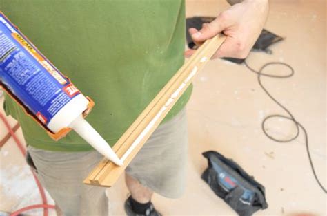 This will hide the unattractive cut edge of the carpeting. How to Install a Floating Laminate Floor - One Project Closer