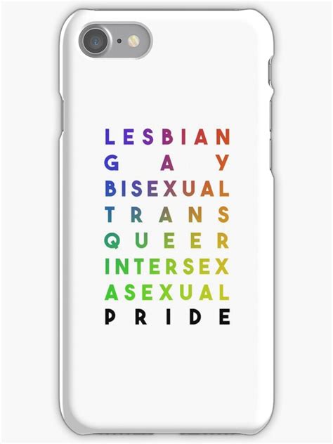 The point of an acronym is to describe a large group of something in a few letters. "LGBTQIA Pride" iPhone Case & Cover by fc13empire | Redbubble