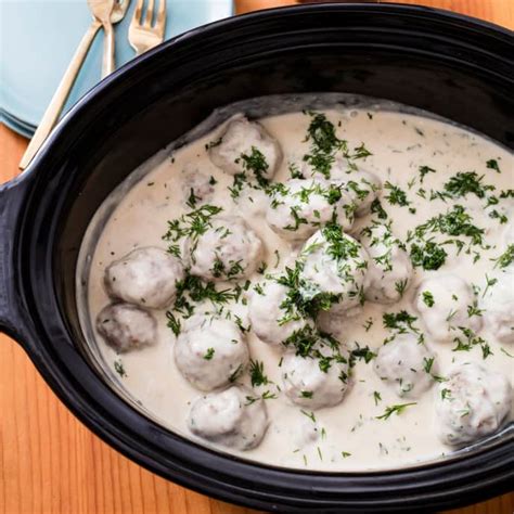 Maybe you would like to learn more about one of these? Slow-Cooker Swedish Meatballs | America's Test Kitchen