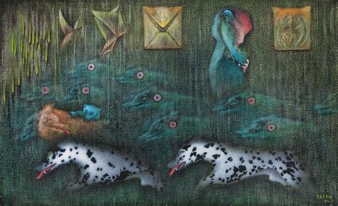 Formed in 2008, the foundation is comprised of anne and jacques baruch's personal collection of artwork including photographs, prints, drawings, paintings. Toyen - LA CHASSE AU RENARD, 1964 | Surreal art, Art ...