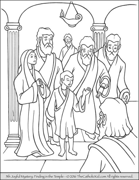 Rosary coloring page rosary coloring book wonderfully glorious mysteries rosary coloring. Joyful Mysteries Rosary Coloring Pages - The Catholic Kid ...