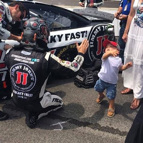 Last week for having the gall to be mr. High five from Keelan before the Brickyard 400. | Kevin ...