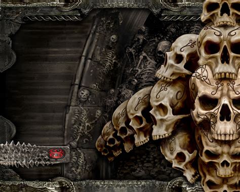 82 top skull desktop backgrounds , carefully selected images for you that start with s letter. Scary Skulls Art 3D Backgrounds | Scary Wallpaper Backgrounds