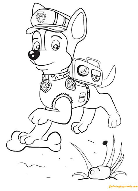 ⭐ free printable paw patrol coloring book. Paw Patrol Happy Coloring Pages - Cartoons Coloring Pages ...