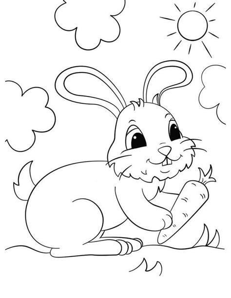 ⭐ free printable bunny coloring book. Bunny Rabbit Coloring Pages | Bunny coloring pages, Animal ...