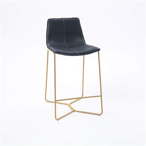 Best prices and fast delivery australia wide. Slope Leather Bar + Counter Stools | west elm Australia