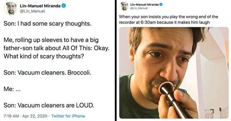 Tweets going forward by team lmm: 29 Of Lin-Manuel Miranda's Best Tweets About His Sons in ...